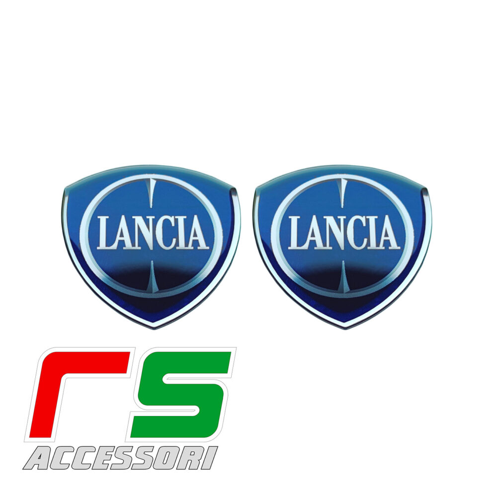 lancia ypsilon musa ADESIVI kit loghi fregio resinati