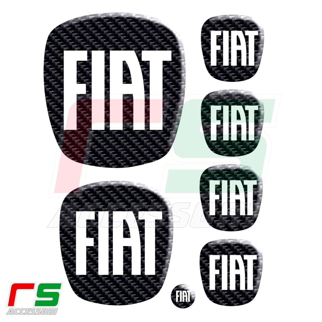 Fiat Tipo STICKERS kit logos resinated frieze decal cover sticker