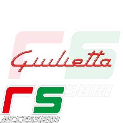 alfa romeo giulietta logo ADESIVI resinati logo decal