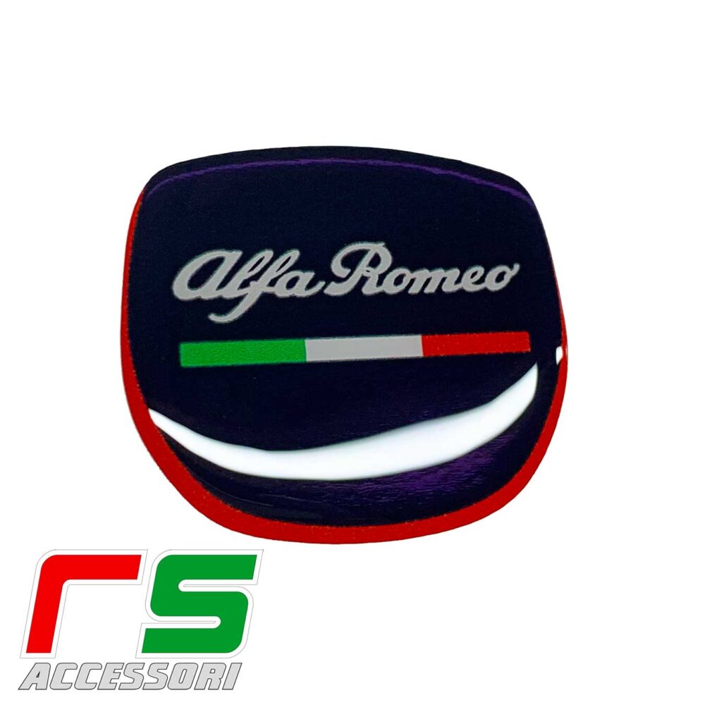 adesivi alfa romeo 159 personalizzati nero maniglia cassetto  - immagine 2