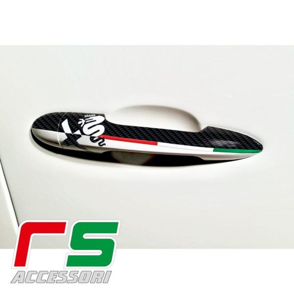 Alfa Romeo Mito Giulietta Decal autocollants poignées tuning carbon