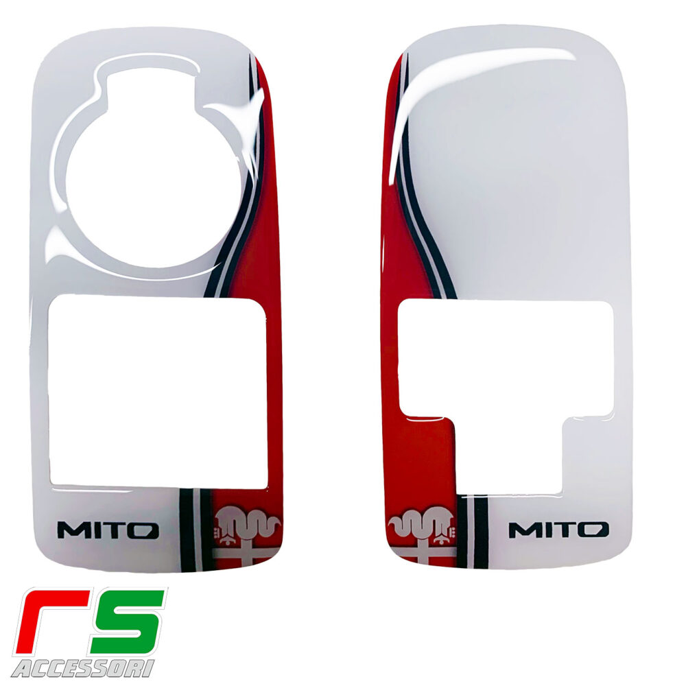 Alfa Romeo Mito ADHESIVES Kunstharz-Fensterheberaufkleber  – Bild 5