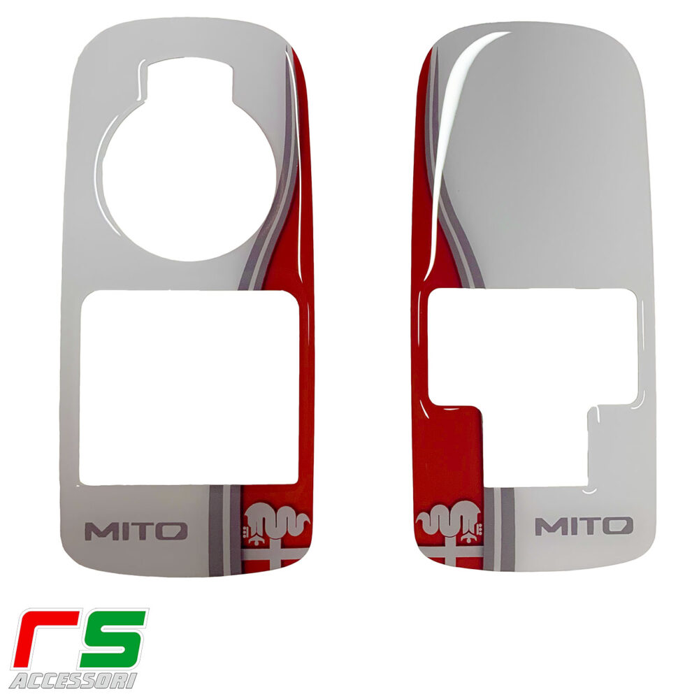 Alfa Romeo Mito ADHESIVES Kunstharz-Fensterheberaufkleber  – Bild 6