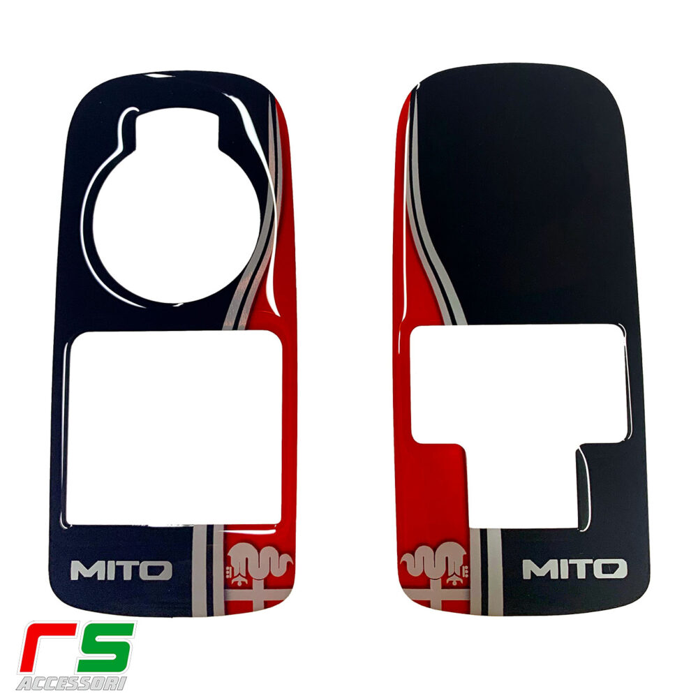 Alfa Romeo Mito ADHESIVES Kunstharz-Fensterheberaufkleber  – Bild 3