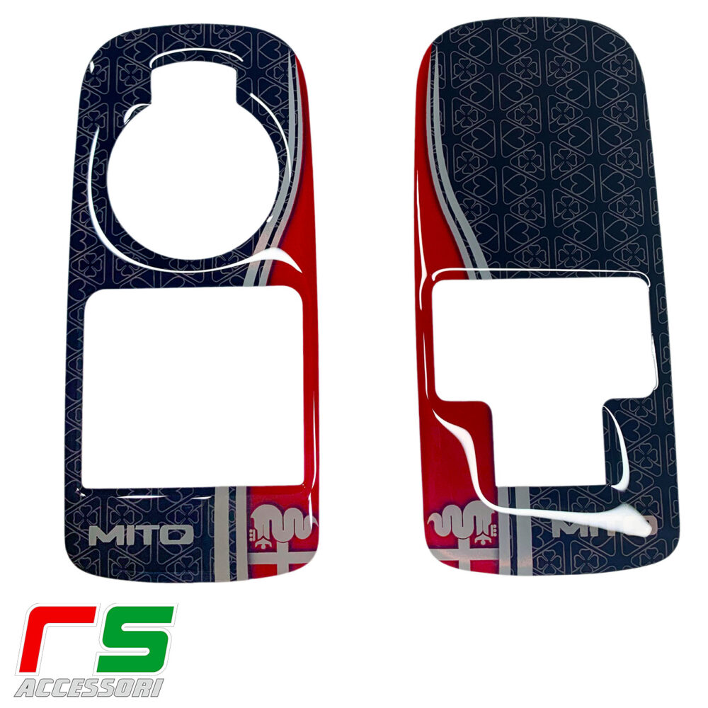 Alfa Romeo Mito ADHESIVES Kunstharz-Fensterheberaufkleber  – Bild 4