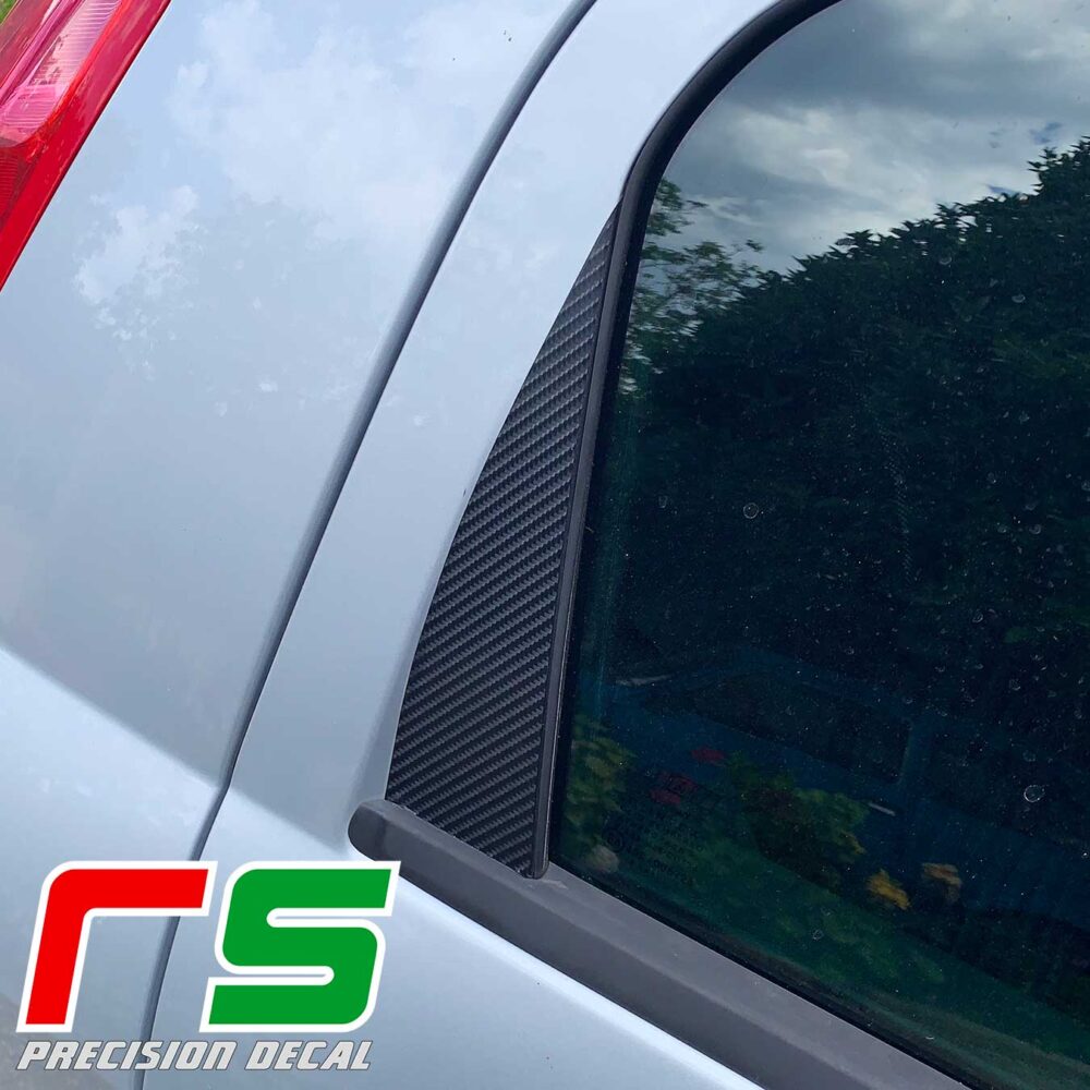 Autocollants Carbonlook Fiat Grande Punto 5 portes piliers de porte – Image 6