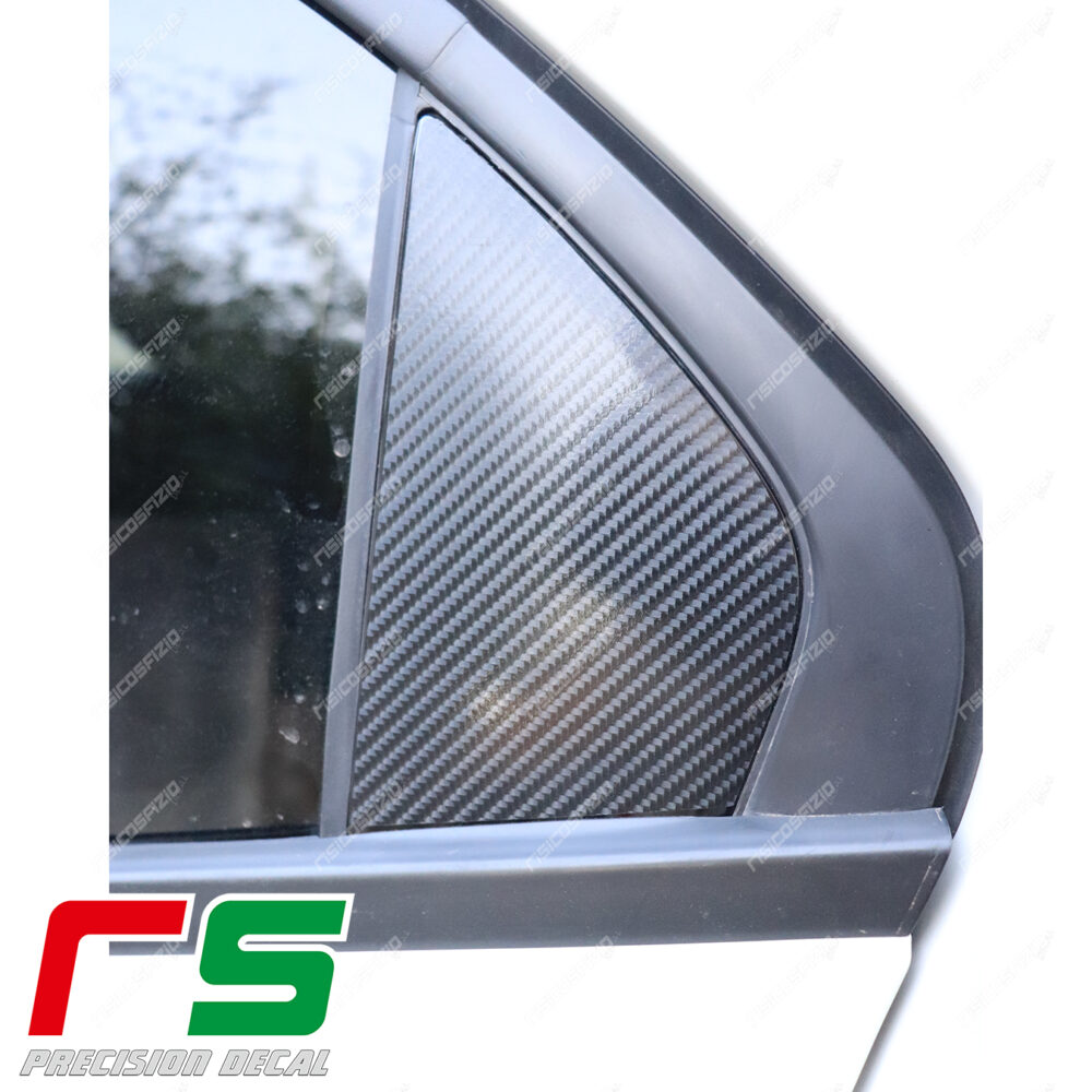 fiat 500x ADHESIVE carbonlook mast decal sticker exterior kit - Image 5