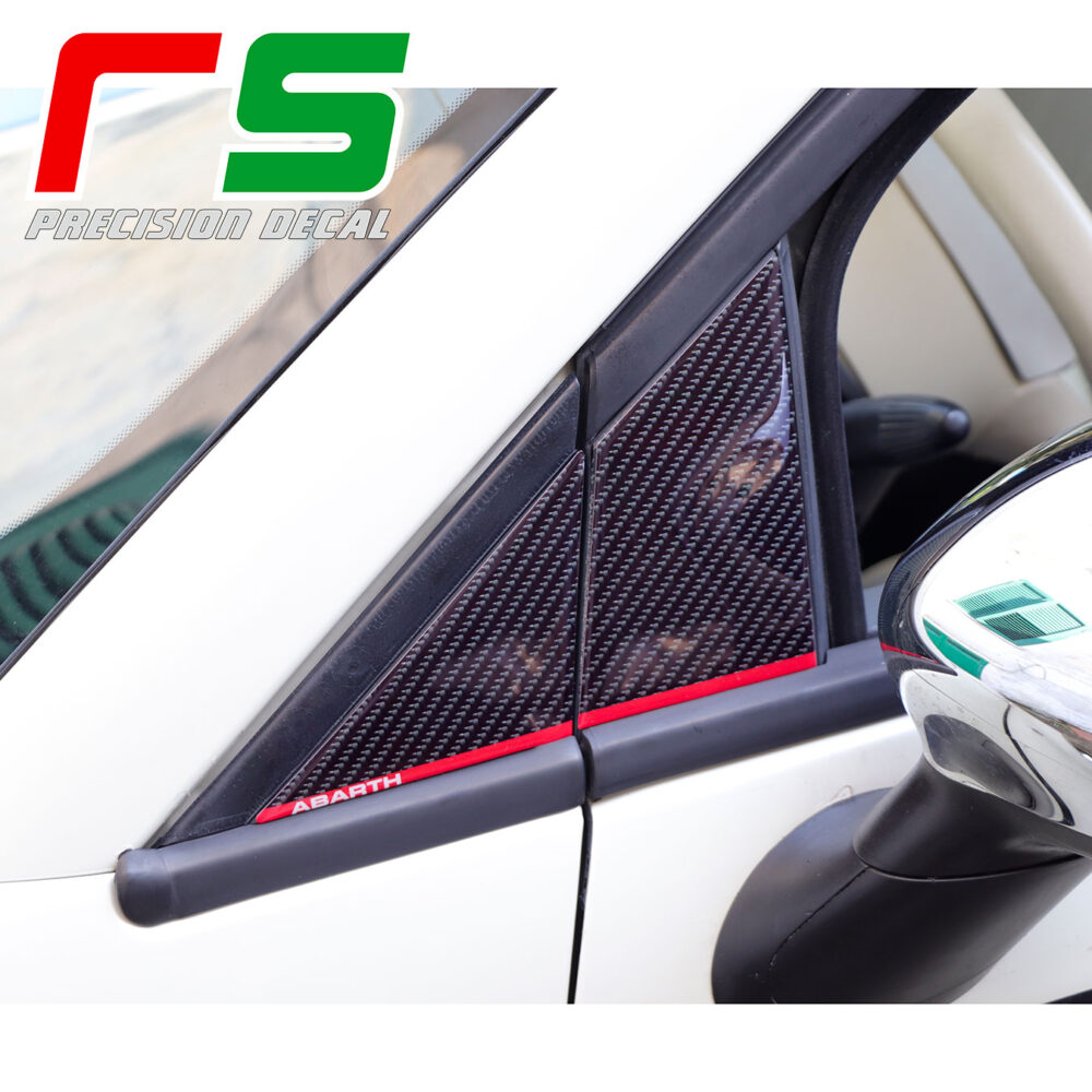 Fiat Abarth 500 595 565 STICKERS resin coated uprights - Image 5