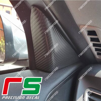 stickers Alfa Romeo Giulietta Decal carbon look moldings rearview mirrors