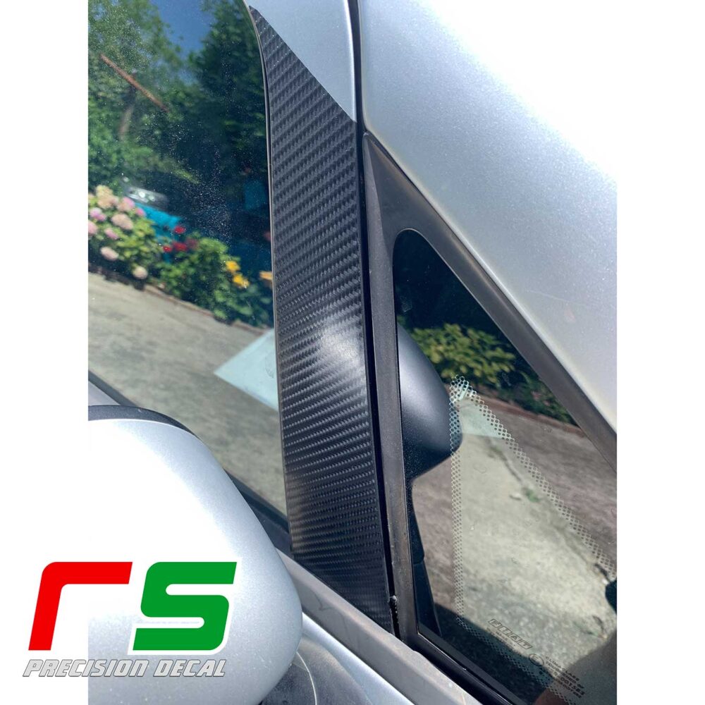 Autocollants Carbonlook Fiat Grande Punto 5 portes piliers de porte – Image 8