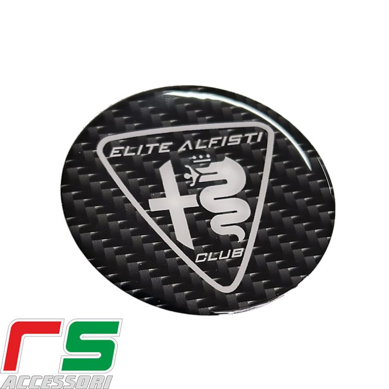 Elite Alfisti Fries Naben-Logo Rad Alfa Giulia Giulietta 159 carbonlook