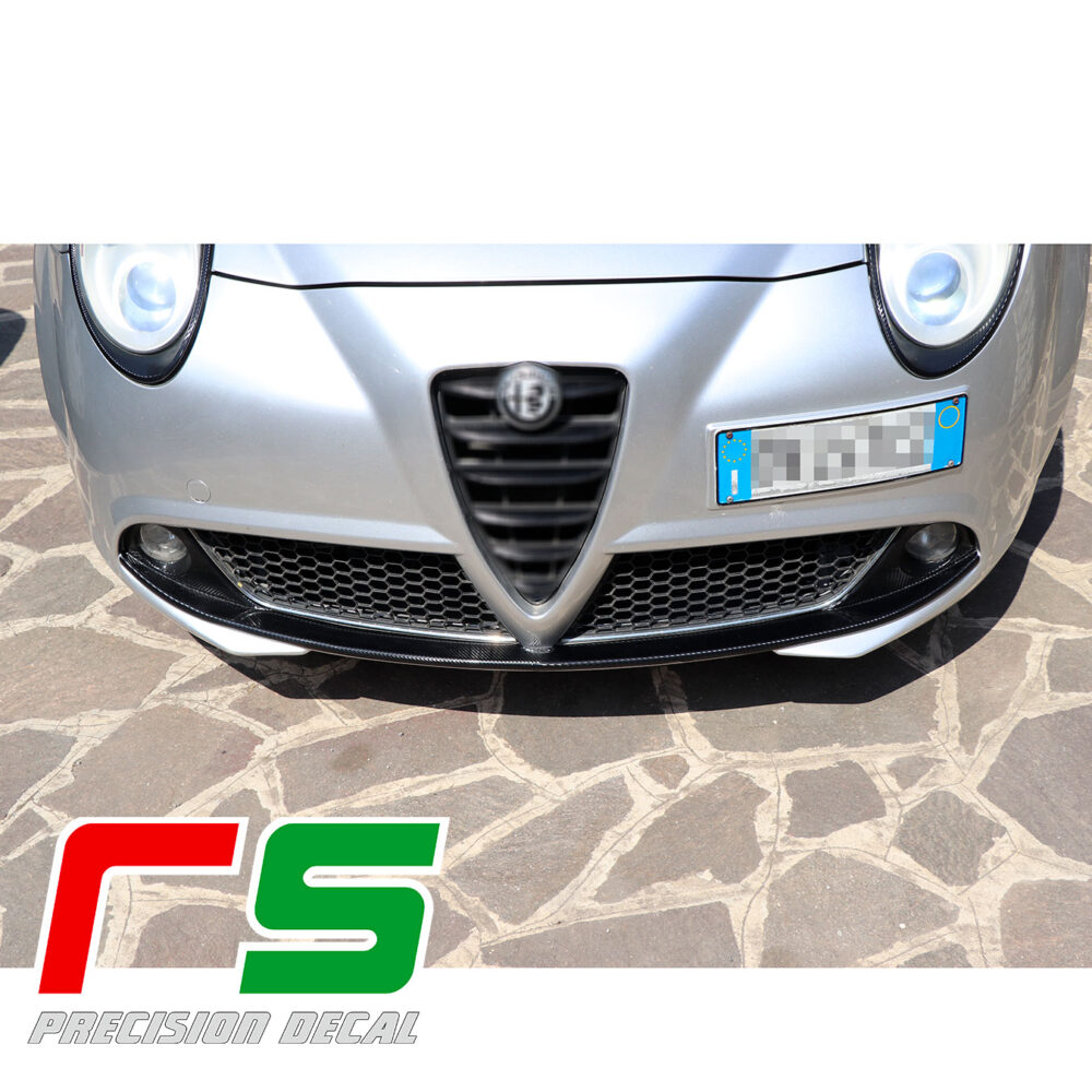 Autocollants pour pare-chocs antibrouillard Alfa Romeo Mito Carbonlook Tuning