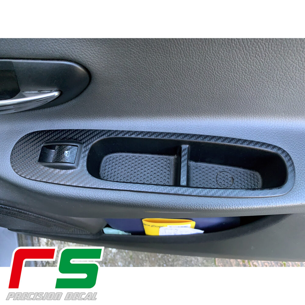 lancia ypsilon sticker adesivi decal tuning alzavetri alzacristalli pulsantiera - immagine 2