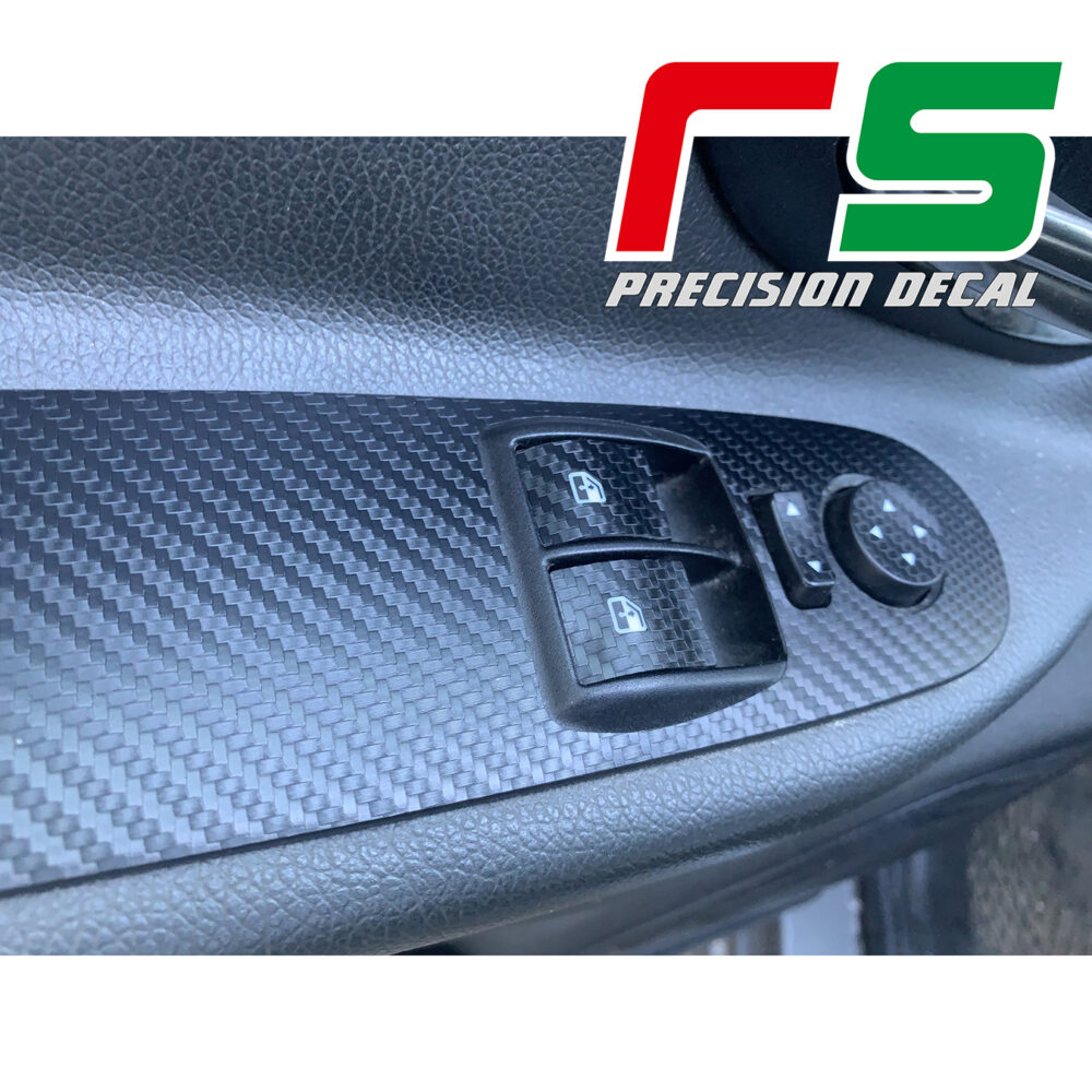 lancia ypsilon sticker adesivi decal tuning alzavetri alzacristalli pulsantiera - immagine 3