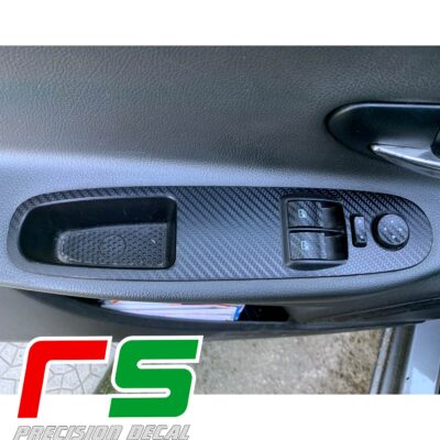 Fiat Punto Evo Aufkleber Aufkleber Carbonlook Tuning Fensterheber