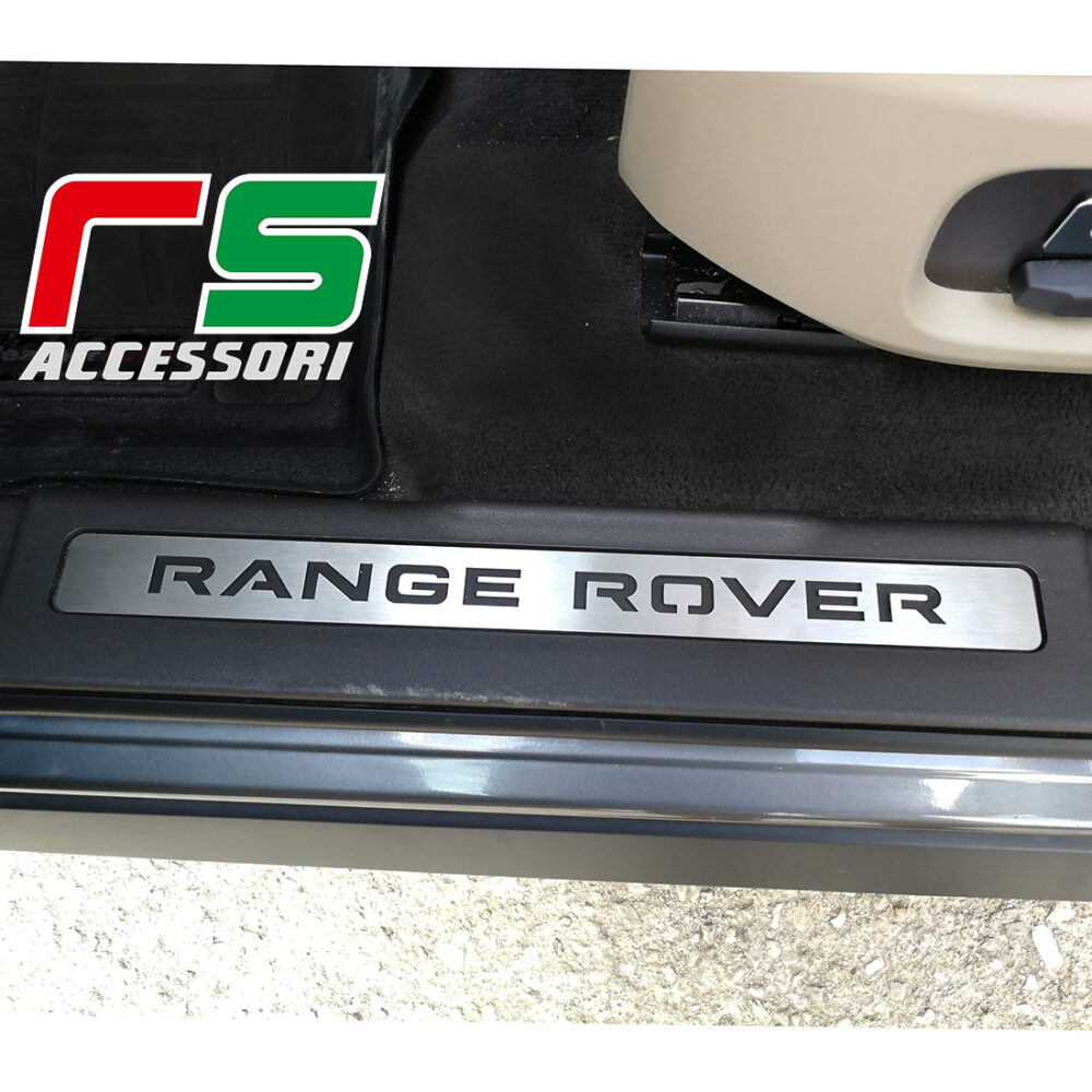 seuil de plaque de seuil Range Rover Evoque en acier inoxydable