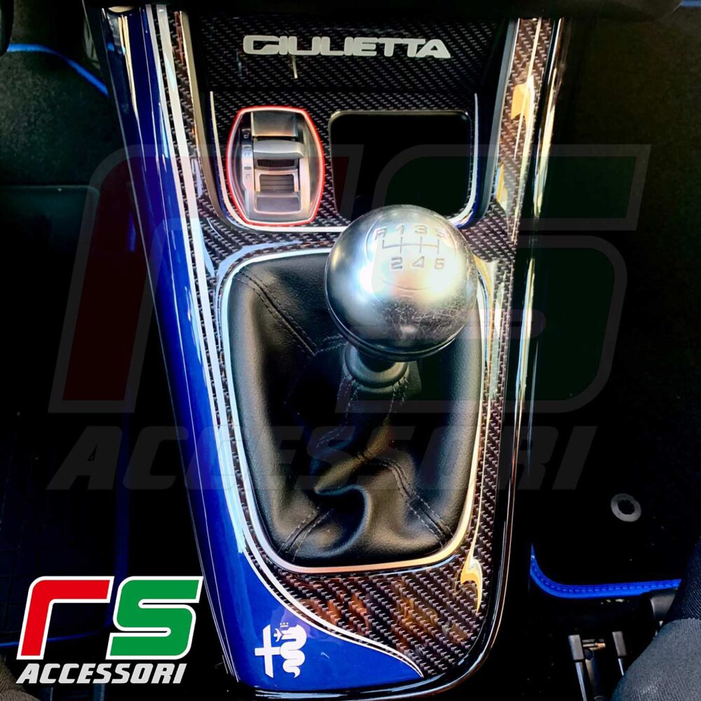 Alfa Romeo Giulietta adesivi resinati kit tunnel centrale - immagine 14