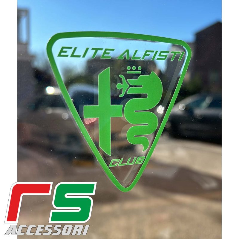 Elite Alfisti fregio logo fondo trasparente