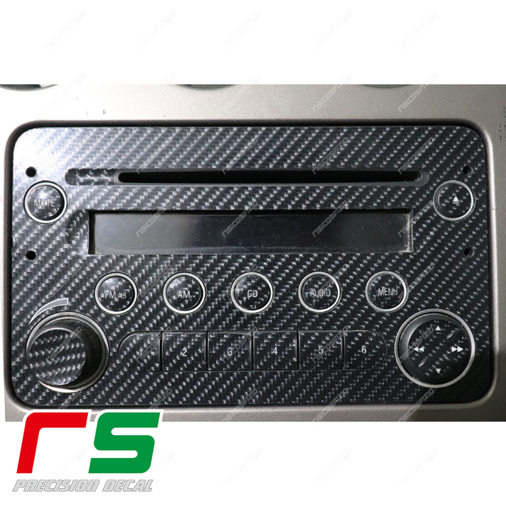 adhésifs Alfa Romeo 159 Décalque carbone Radio de CD stéréo