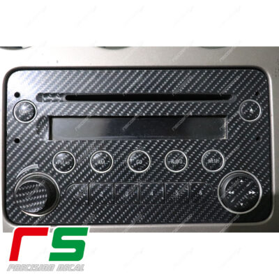 adesivi Alfa Romeo 159 carbon look Decal stereo CD radio