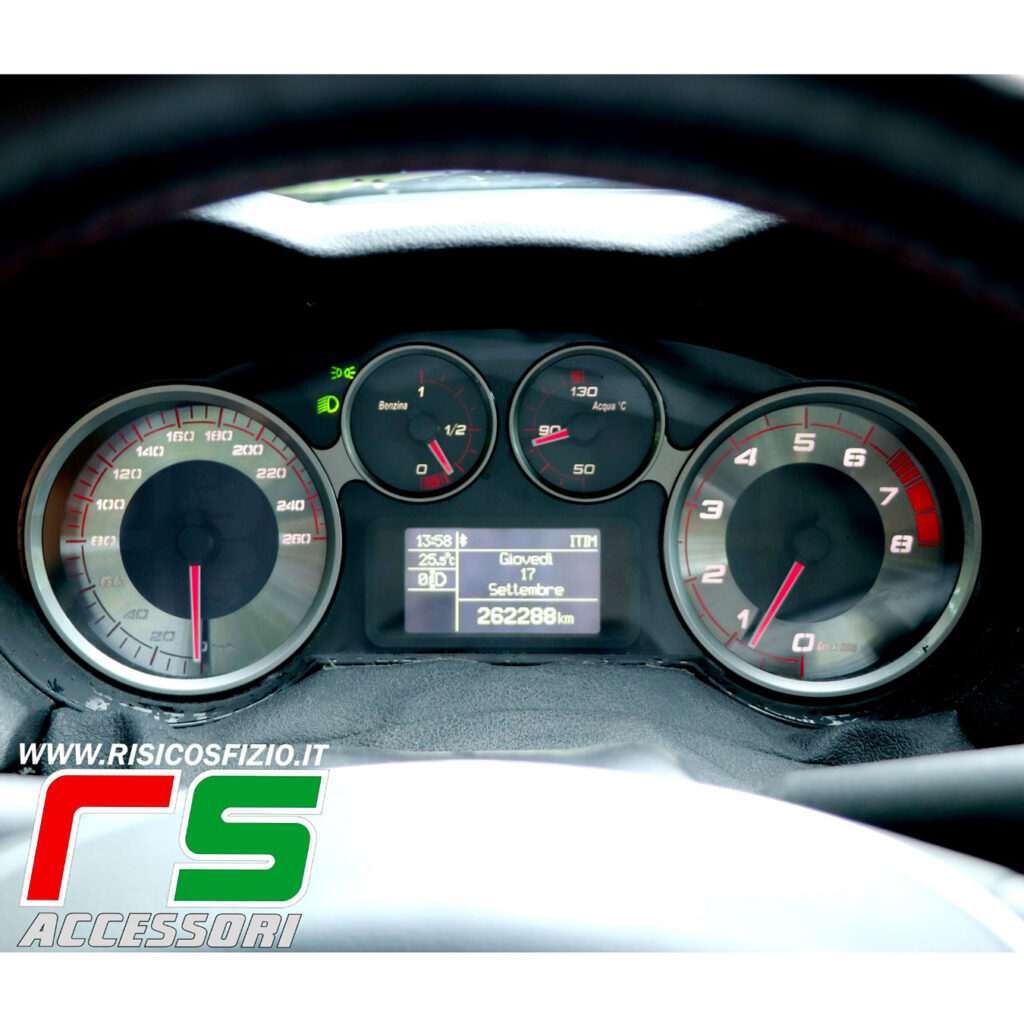 customized Alfa Romeo Mito GTA replica instrumentation