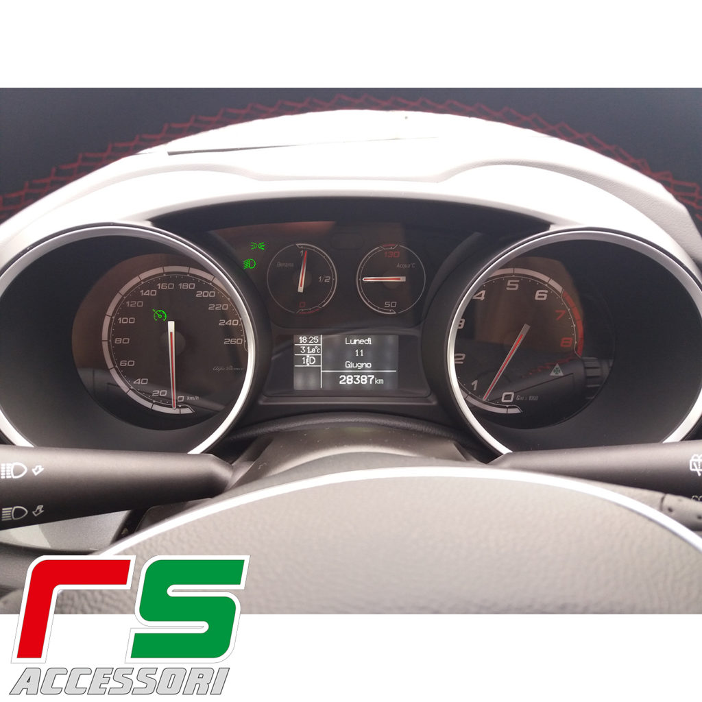 instrumentation personnalisée Alfa Romeo Giulietta quadrifoglio