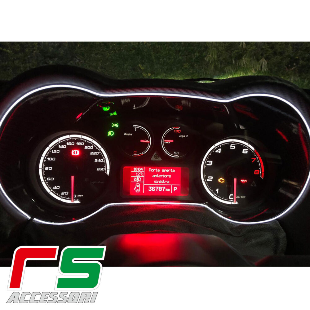 strumentazione fondini personalizzati Alfa Romeo Mito quadrifoglio - immagine 3