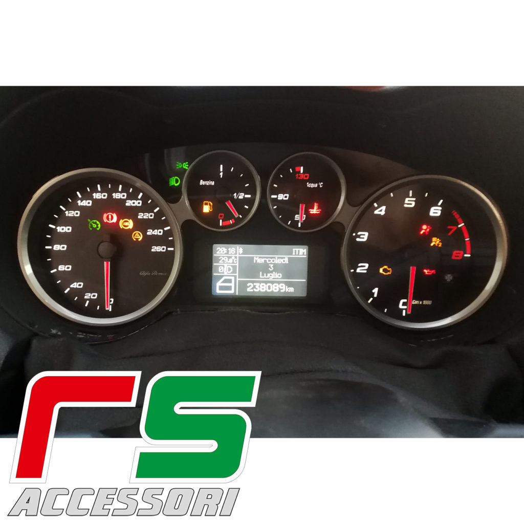 instrumentation sur mesure bas Alfa Romeo Mito Giulia réplica essence