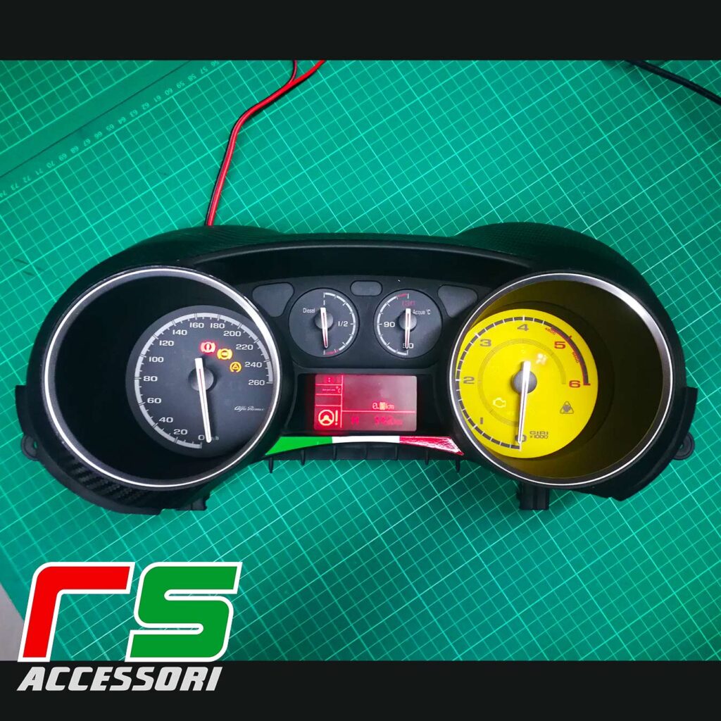 tachometer personifizierte Alfa Romeo Mito Giulietta jtdm Scuderia Ferrari