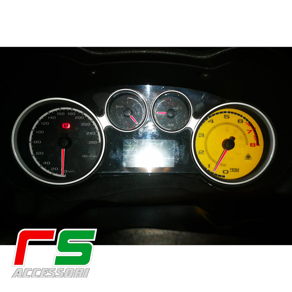 tachometer personifizierte Alfa Romeo Mito Giulietta jtdm Scuderia Ferrari – Bild 3