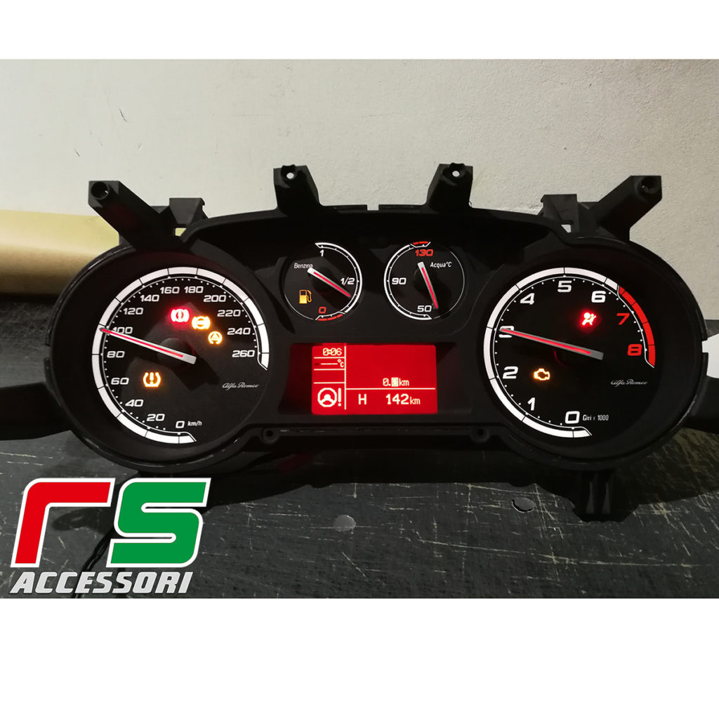 customized instrumentation Alfa Romeo Giulietta petrol