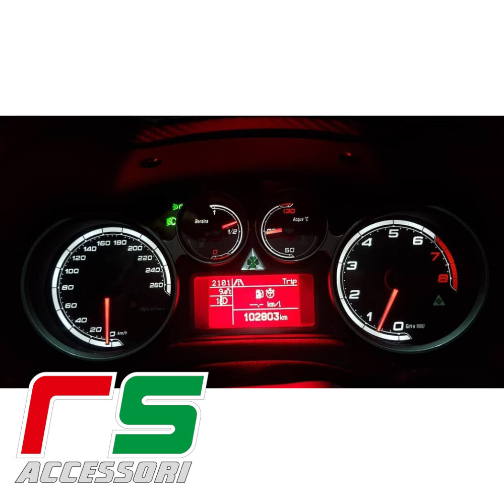 tachometer personifizierte Alfa Romeo Mito quadrifoglio