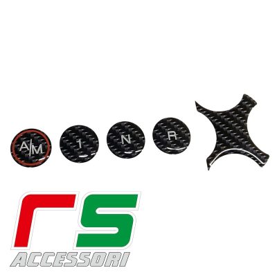 KLEBSTOFFE harzbeschichtet 500 595 695 Abarth Decal Schalttasten MTA 