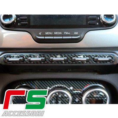 resin stickers Alfa Romeo Giulietta central keyboard lights cover 