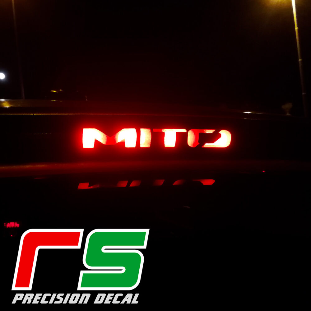 alfa romeo mito ADESIVI adesivo terzo stop cover decal tuning - immagine 2