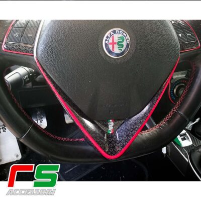 alfa giulietta mito STICKERS 2014 steering wheel kit laminated 